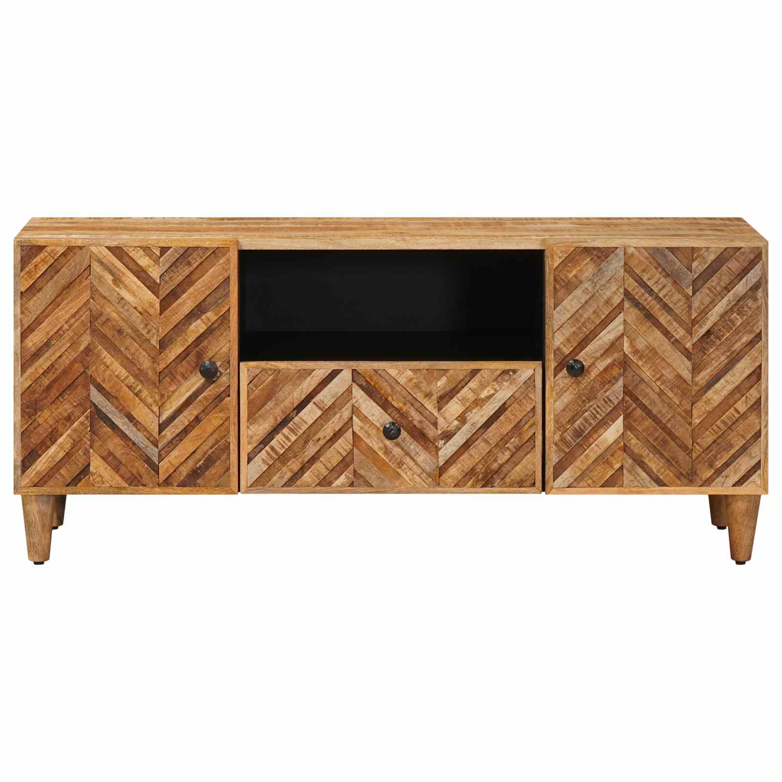 Storage Cabinets Brown 105 X 33.5 X 46 Cm Solid Mango Wood