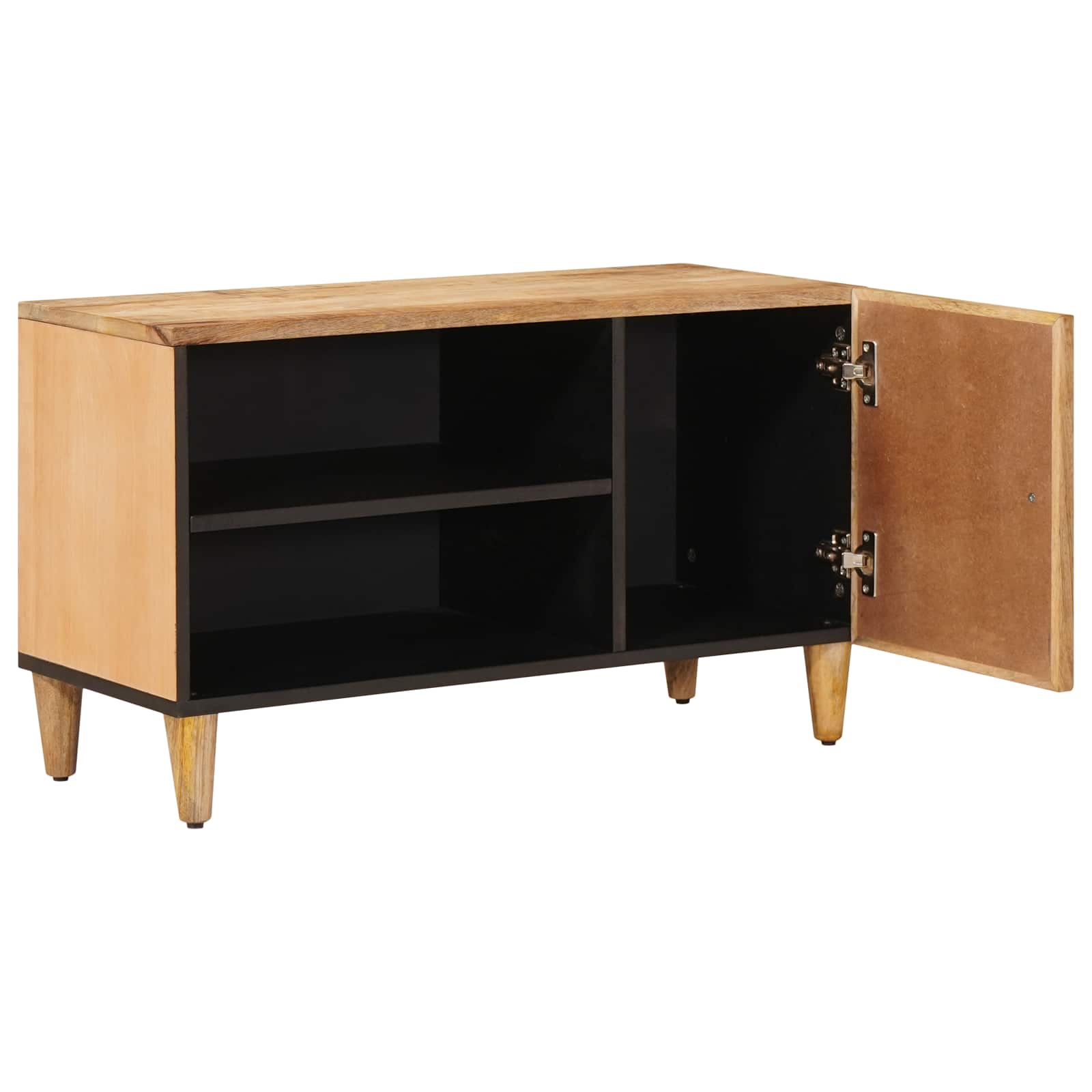 Storage Cabinets Brown 80 X 31.5 X 46 Cm Solid Mango Wood