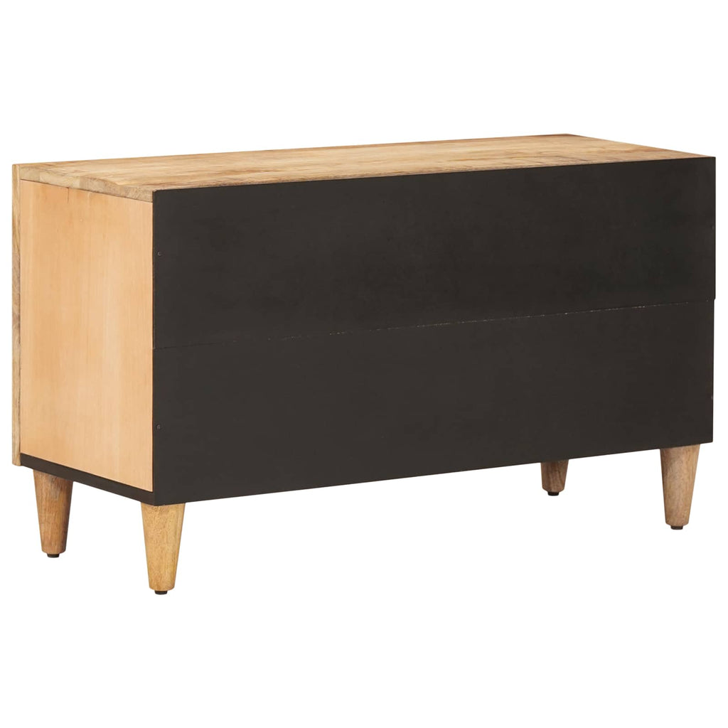 Storage Cabinets Brown 80 X 31.5 X 46 Cm Solid Mango Wood