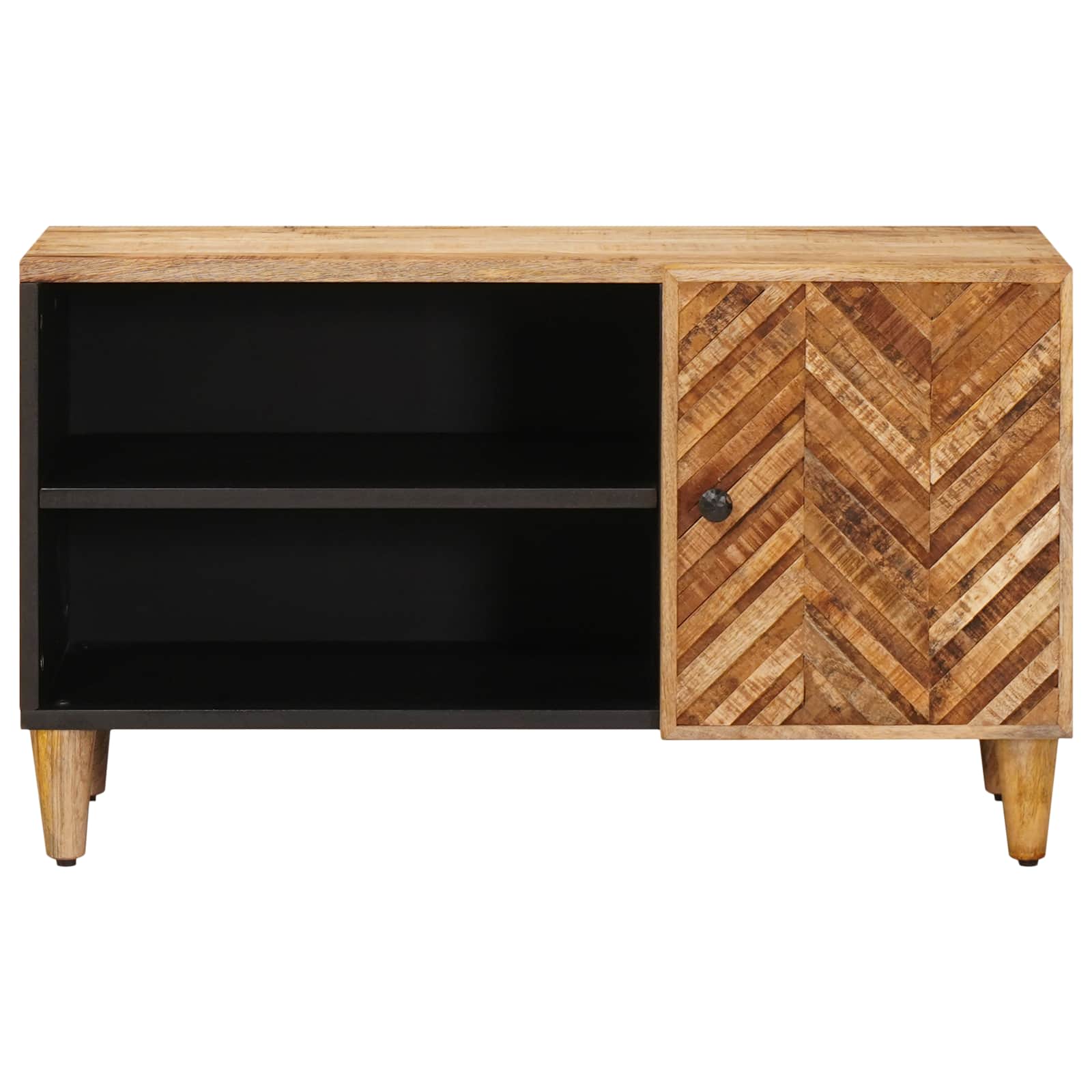 Storage Cabinets Brown 80 X 31.5 X 46 Cm Solid Mango Wood