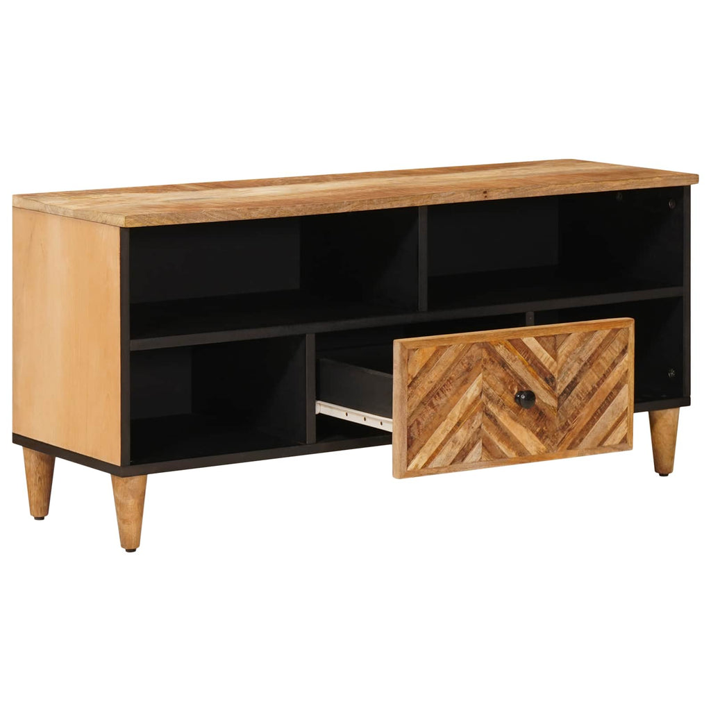 Storage Cabinets Brown 100 X 33.5 X 46 Cm Solid Mango Wood