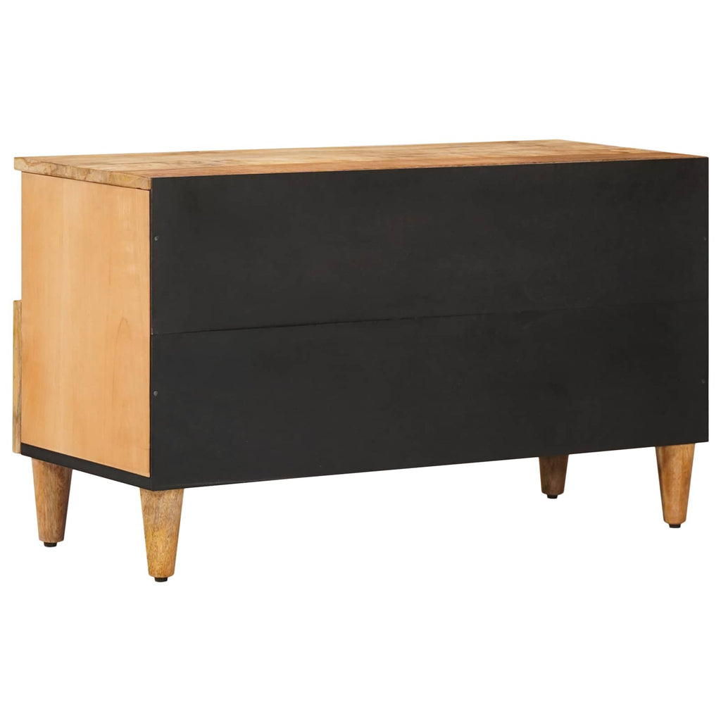Storage Cabinets Brown 80 X 33.5 X 46 Cm Solid Mango Wood