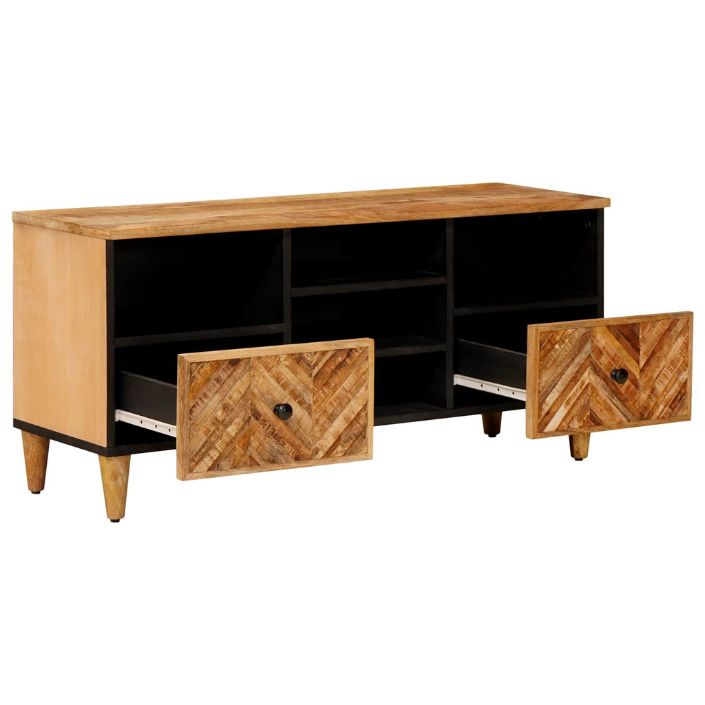 Storage Cabinets Brown 100 X 33.5 X 46 Cm Solid Mango Wood