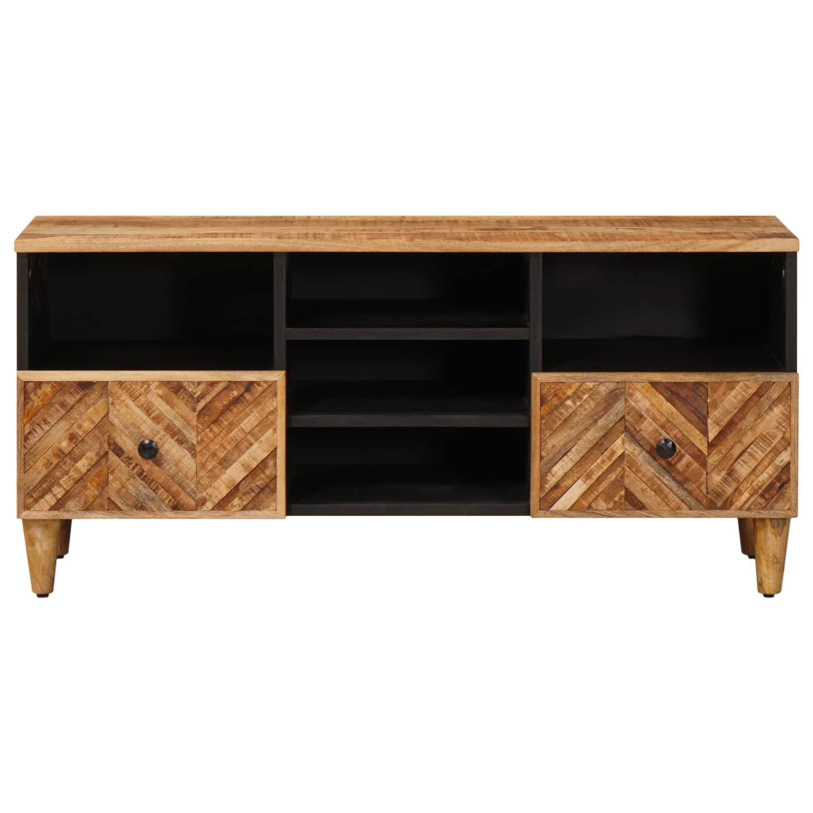 Storage Cabinets Brown 100 X 33.5 X 46 Cm Solid Mango Wood