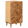 Storage Cabinets Brown 40 X 33.5 X 75 Cm Solid Mango Wood