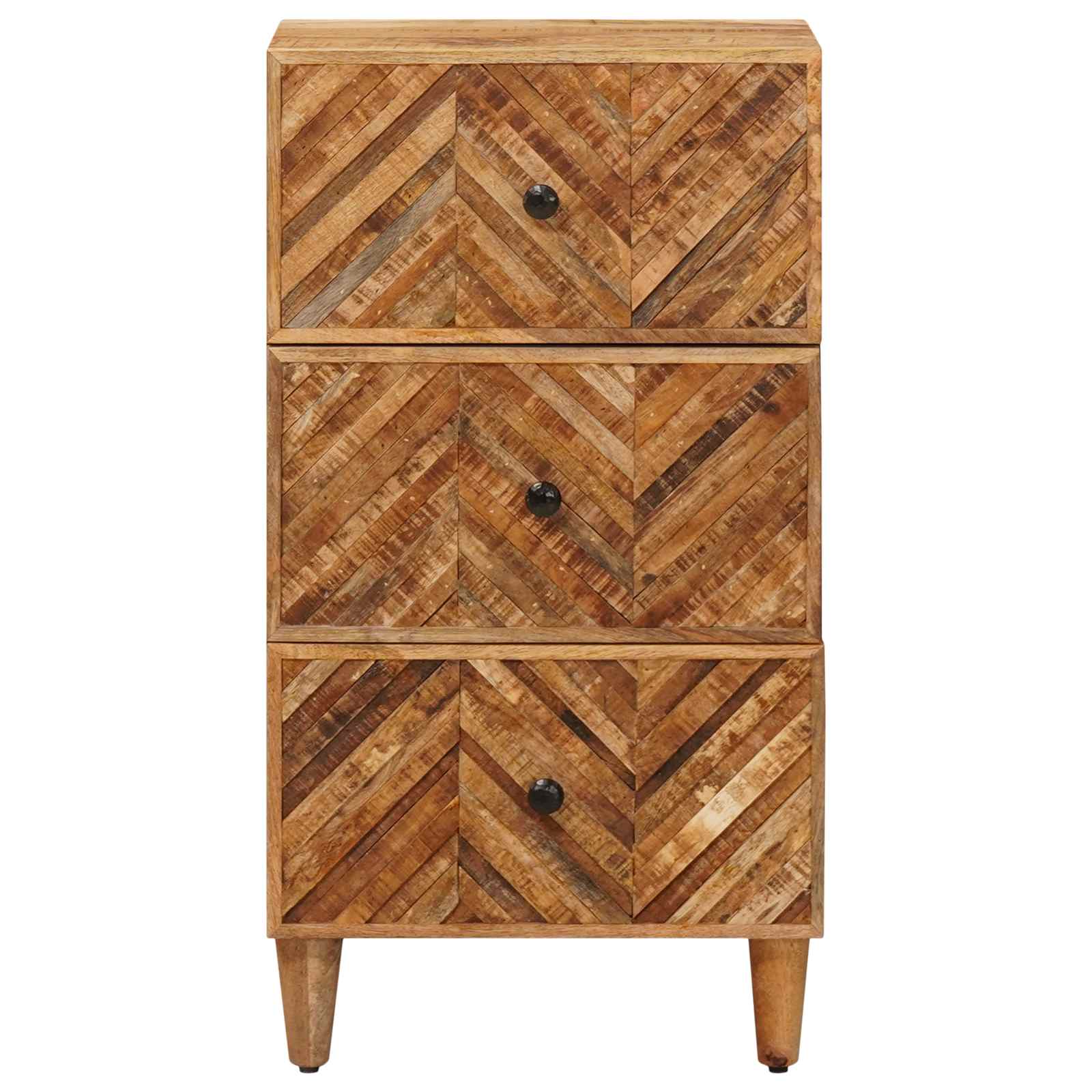 Storage Cabinets Brown 40 X 33.5 X 75 Cm Solid Mango Wood