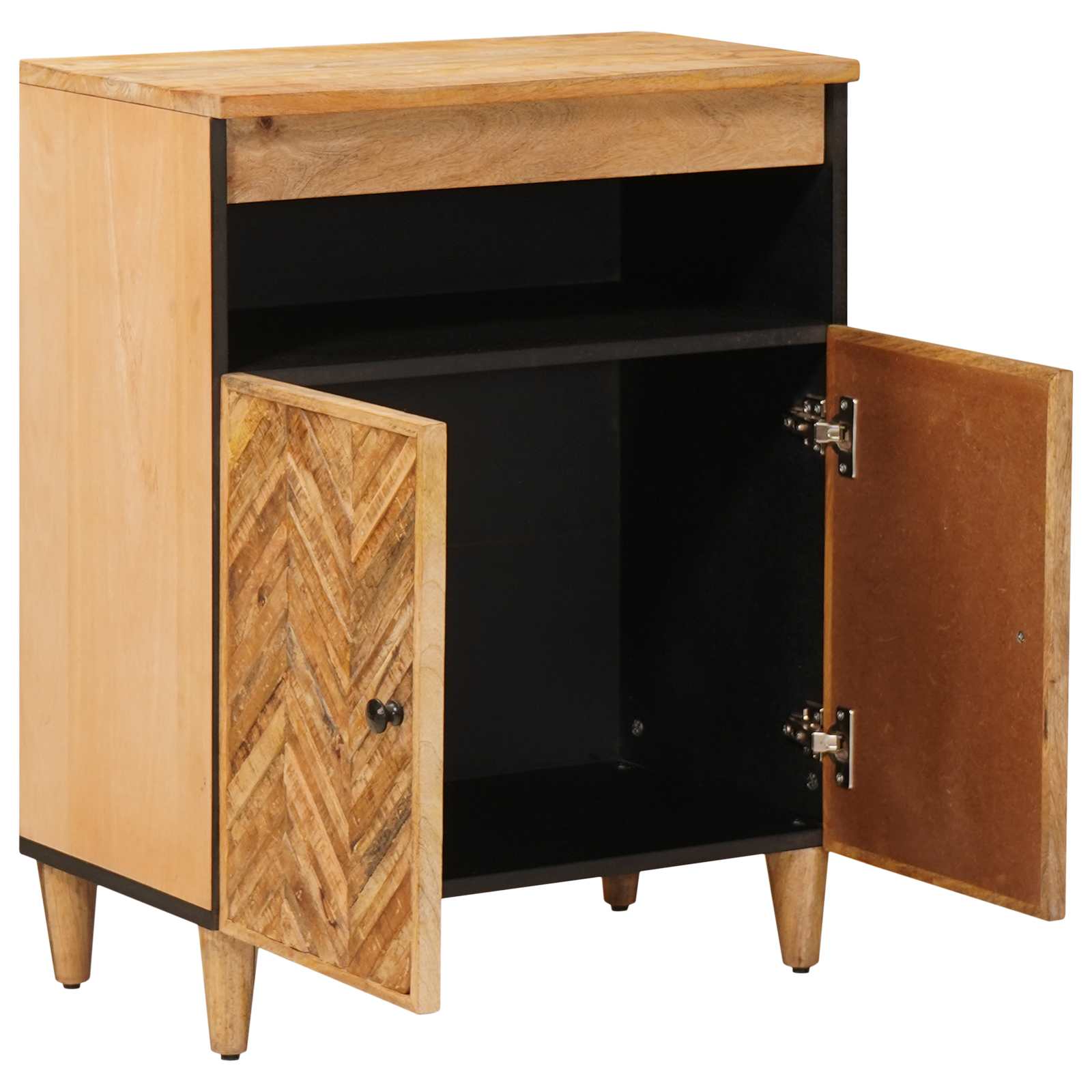 Storage Cabinets Brown 60 X 33.5 X 75 Cm Solid Mango Wood