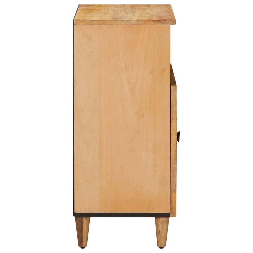 Media Storage Cabinet Cabinets Brown 60 X 33.5 75 Cm Solid Mango Wood 60 cm
