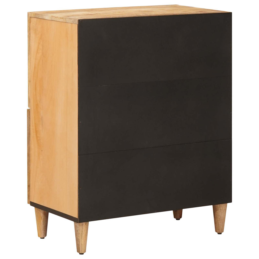 Storage Cabinets Brown 60 X 33.5 X 75 Cm Solid Mango Wood