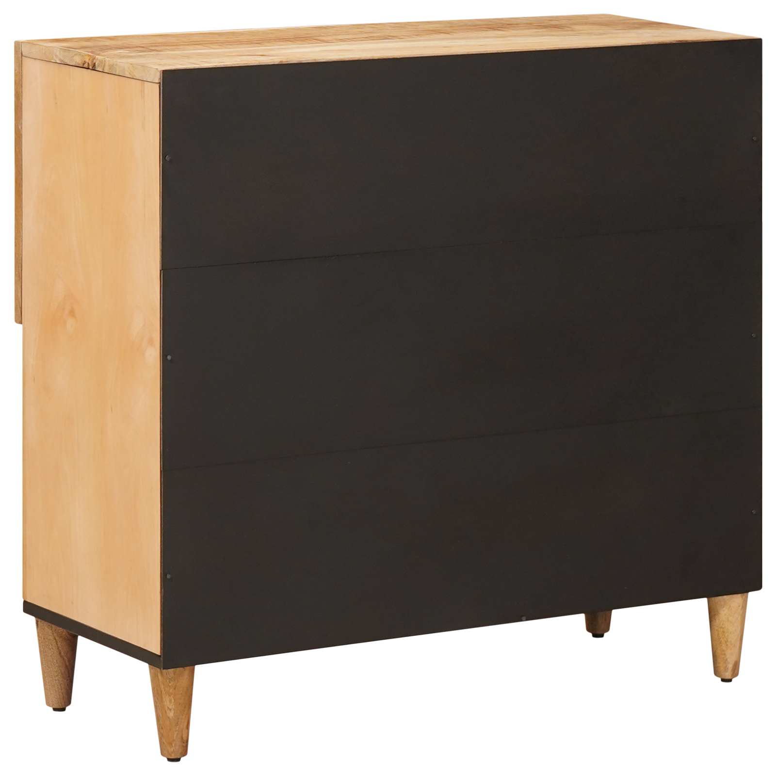 Storage Cabinets Brown 80 X 33.5 X 75 Cm Solid Mango Wood