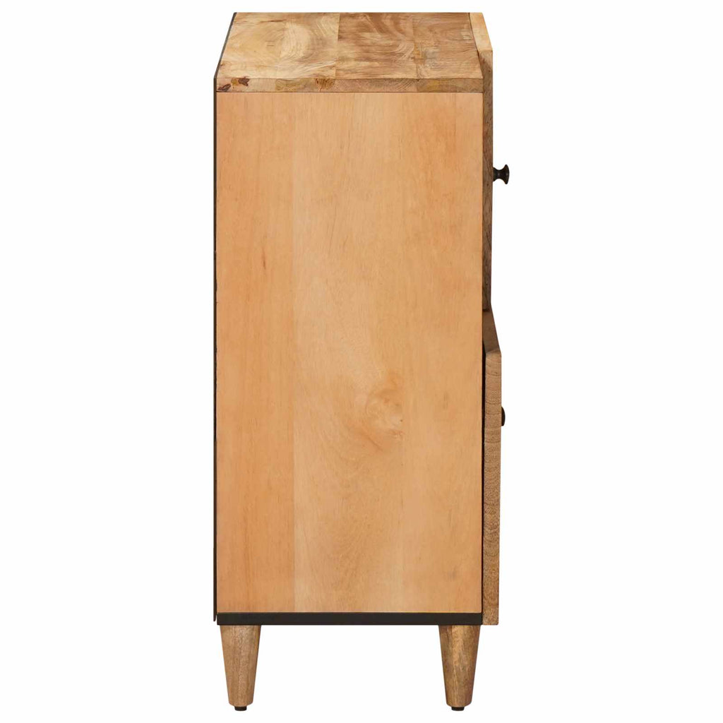 Storage Cabinets Brown 80 X 33.5 X 75 Cm Solid Mango Wood