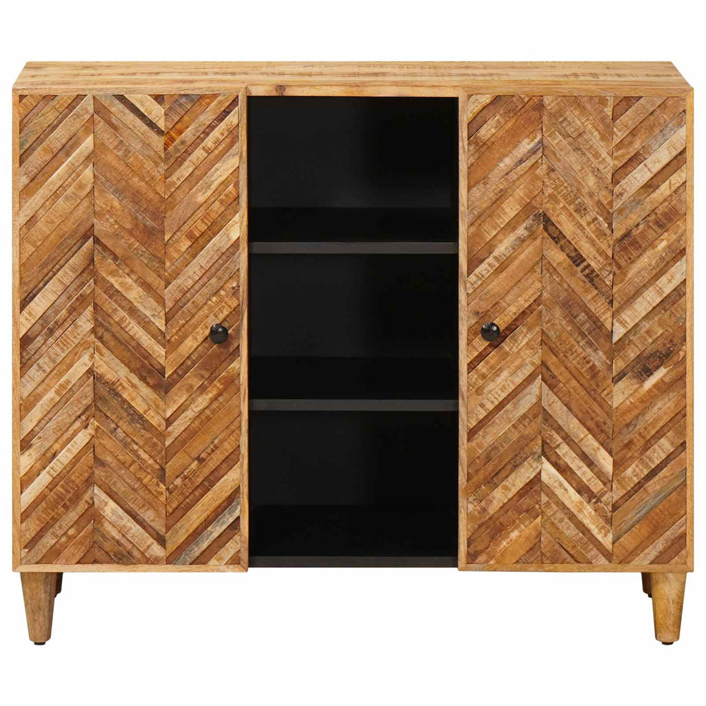 Storage Cabinets Brown 90 X 33.5 X 75 Cm Solid Mango Wood