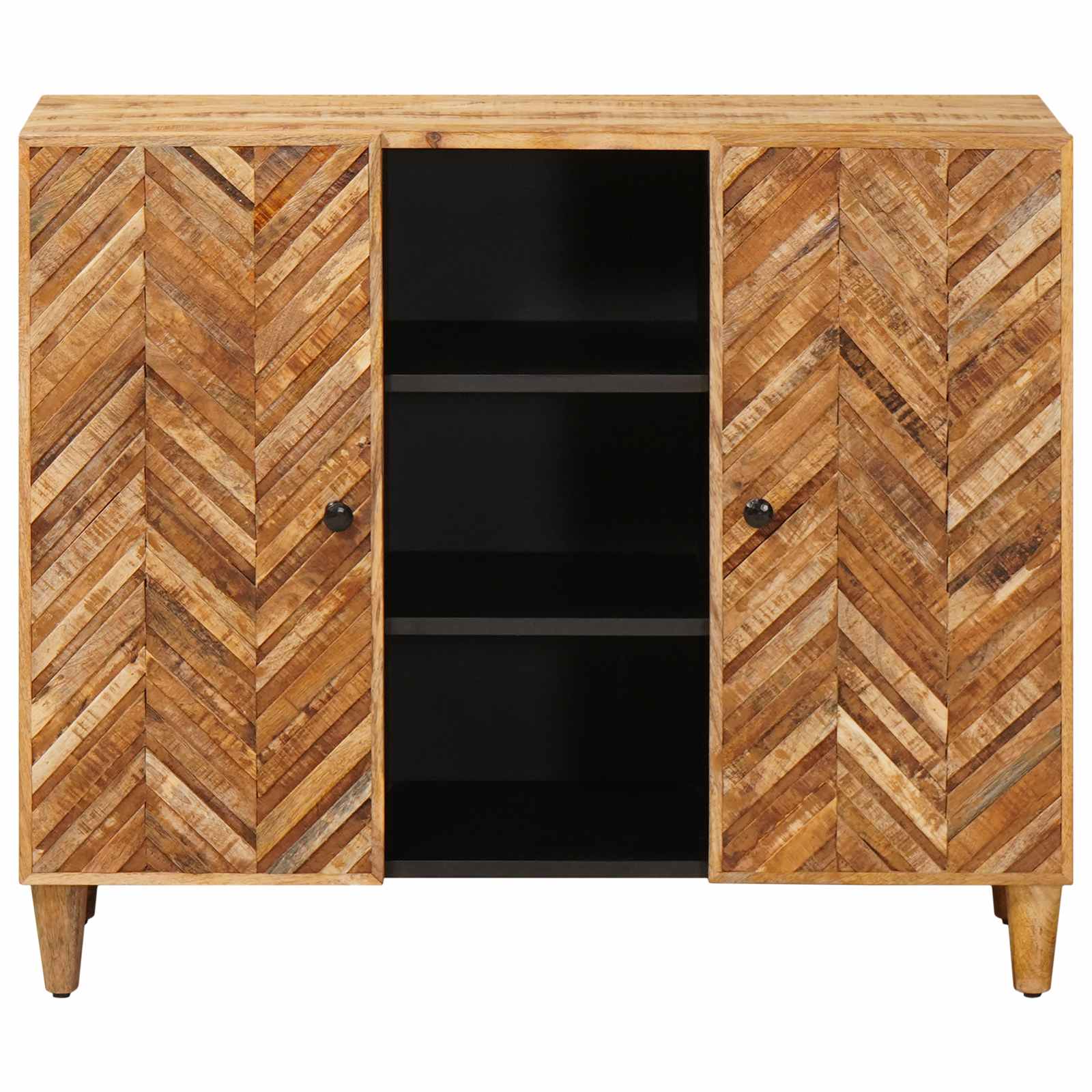 Storage Cabinets Brown 90 X 33.5 X 75 Cm Solid Mango Wood