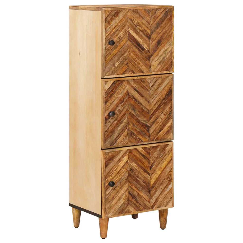 Storage Cabinets Brown 40 X 33.5 X 110 Cm Solid Mango Wood