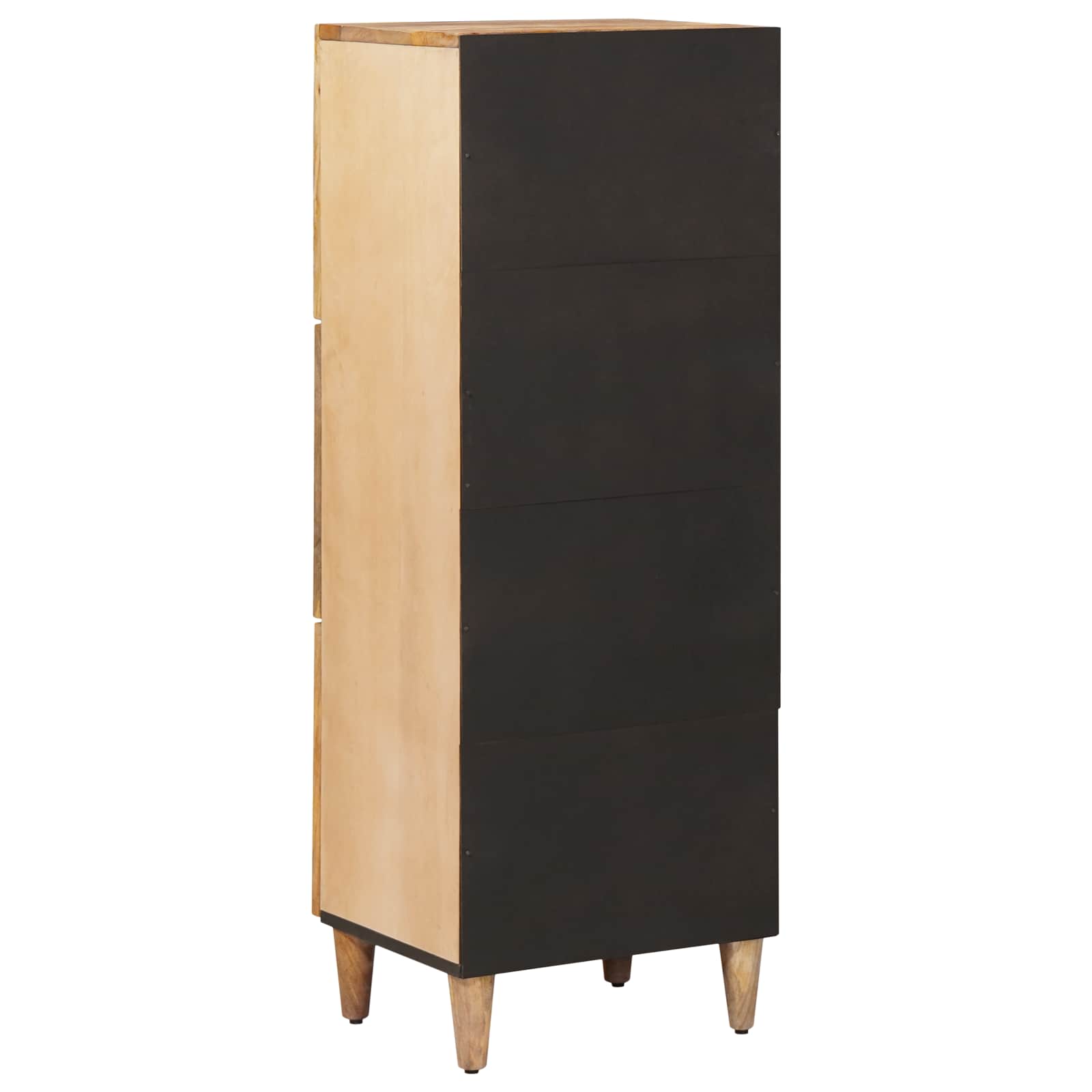 Storage Cabinets Brown 40 X 33.5 X 110 Cm Solid Mango Wood