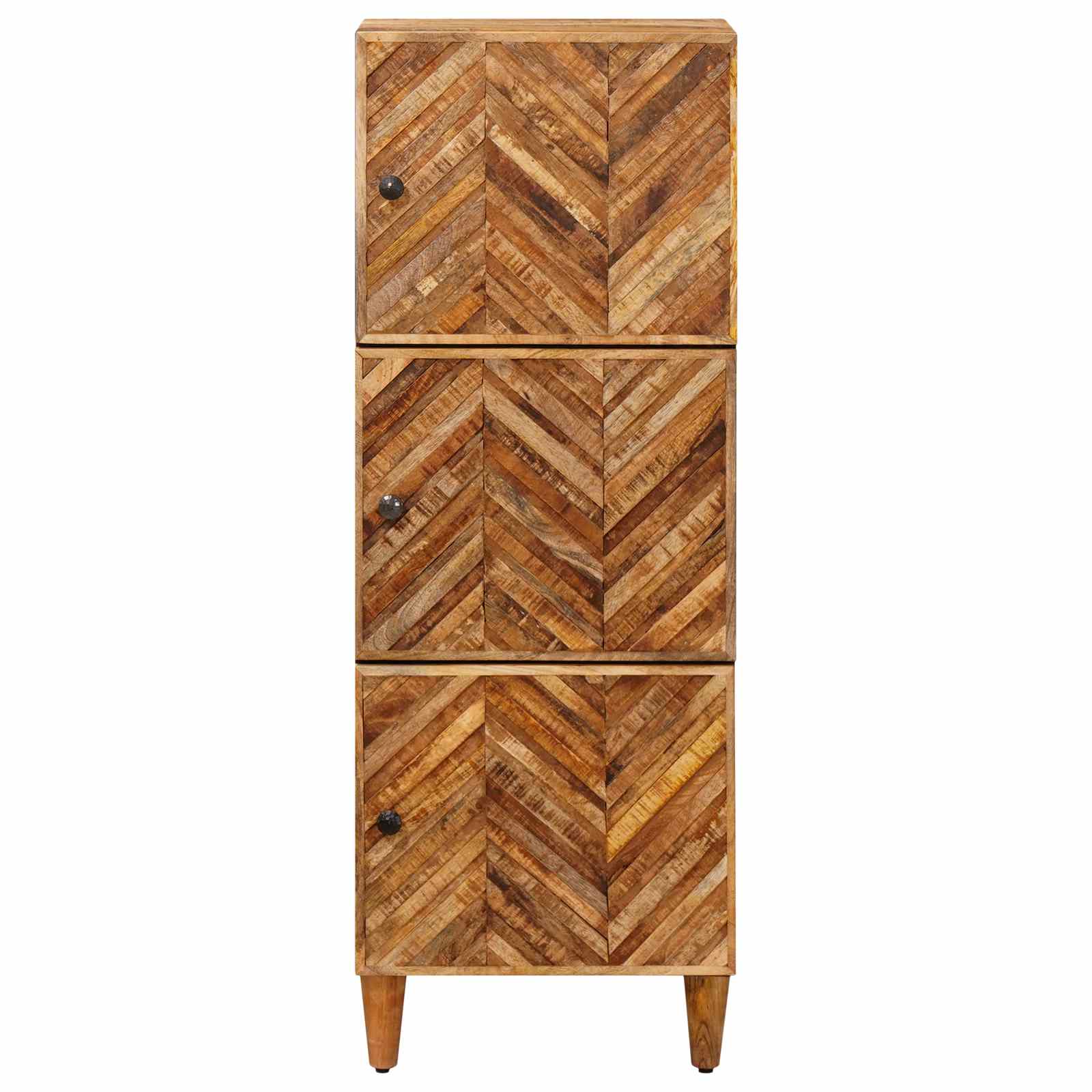 Storage Cabinets Brown 40 X 33.5 X 110 Cm Solid Mango Wood