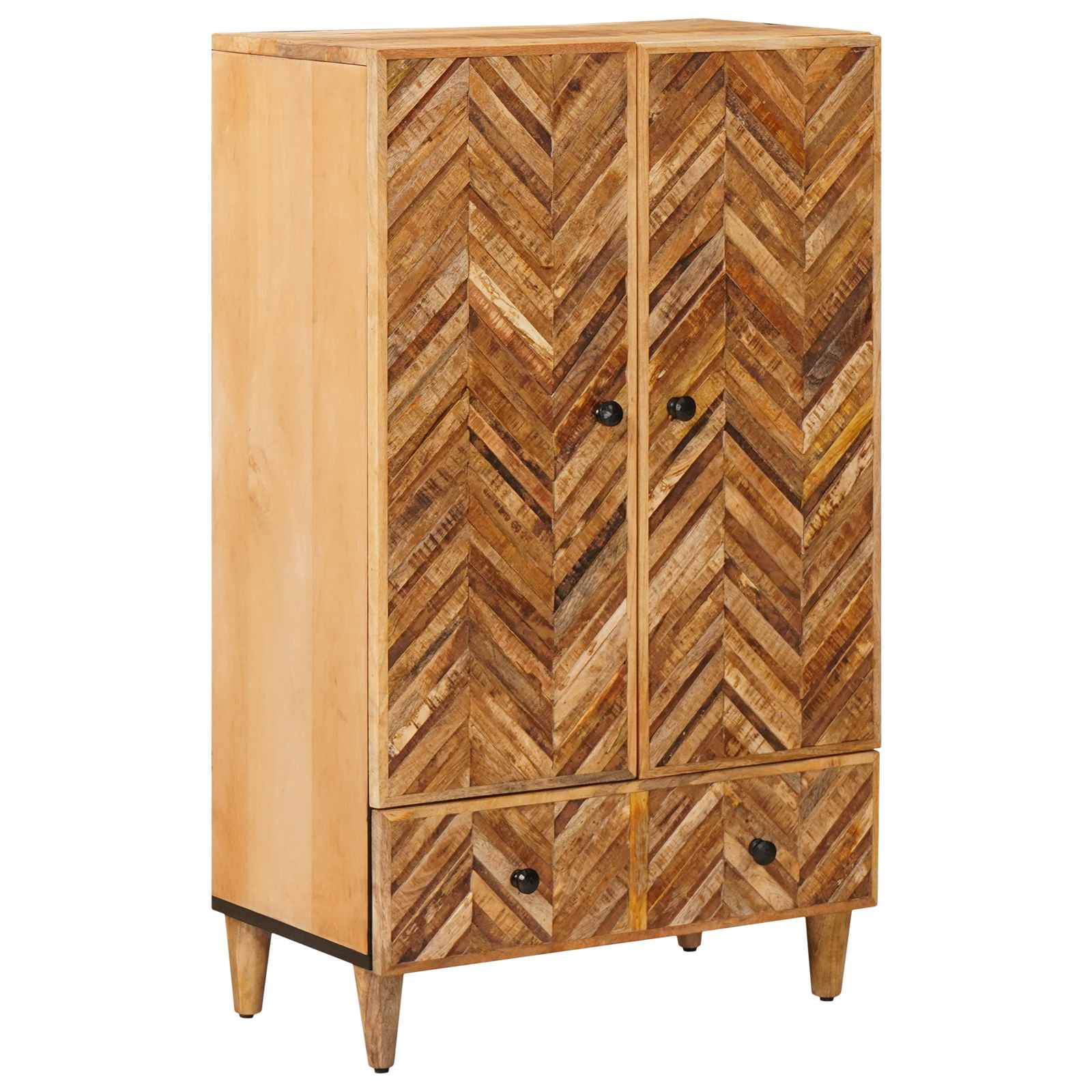 Storage Cabinets Brown 60 X 33.5 X 100 Cm Solid Mango Wood