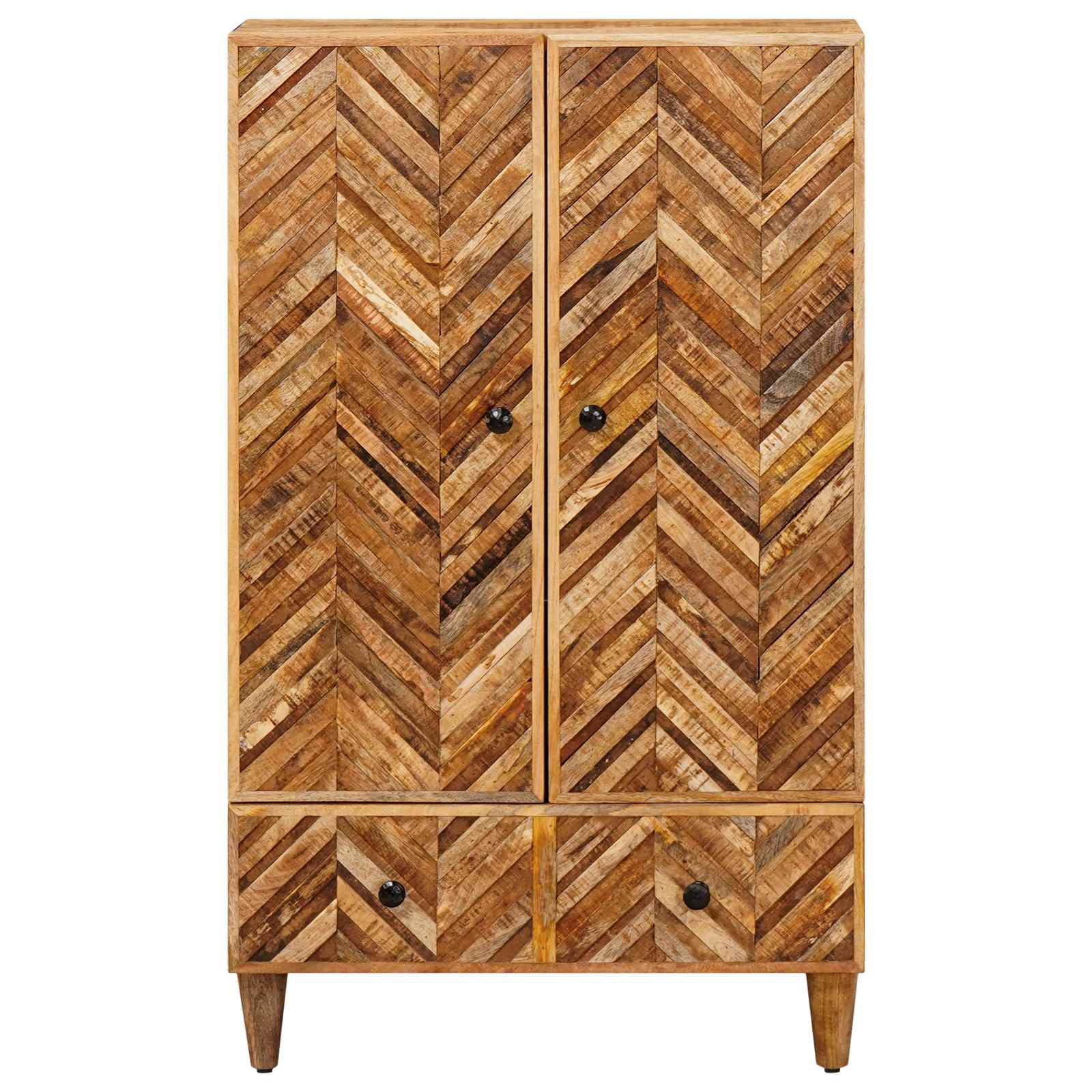 Storage Cabinets Brown 60 X 33.5 X 100 Cm Solid Mango Wood