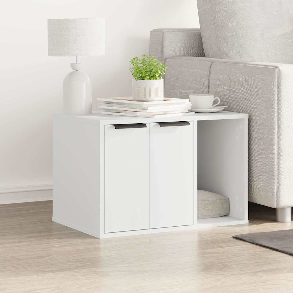 Cat Furniture Litter Box Enclosure Engineered Wood Oak Sonoma Oak Grey Sonoma 60