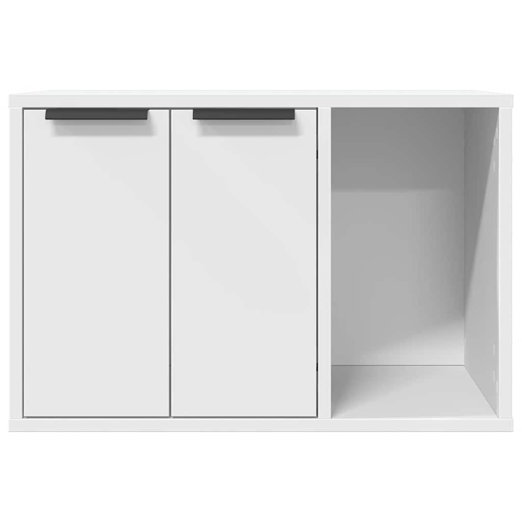 Cat Furniture Litter Box Enclosure Engineered Wood Oak Sonoma Oak Grey Sonoma 60