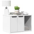 Cat Furniture Litter Box Enclosure Engineered Wood Oak Sonoma Oak Grey Sonoma 60