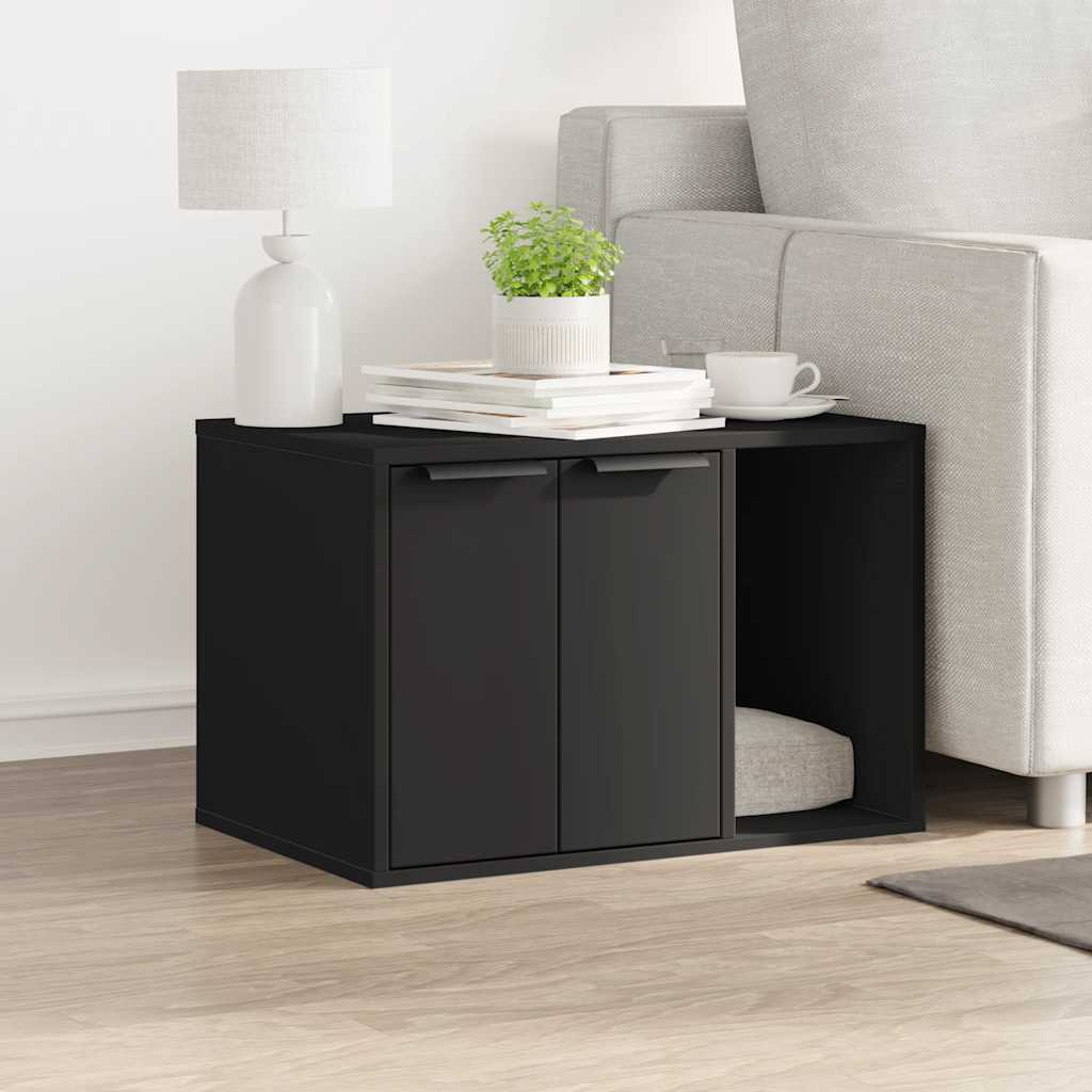 Cat Furniture Litter Box Enclosure Engineered Wood Oak Sonoma Oak Grey Sonoma 60