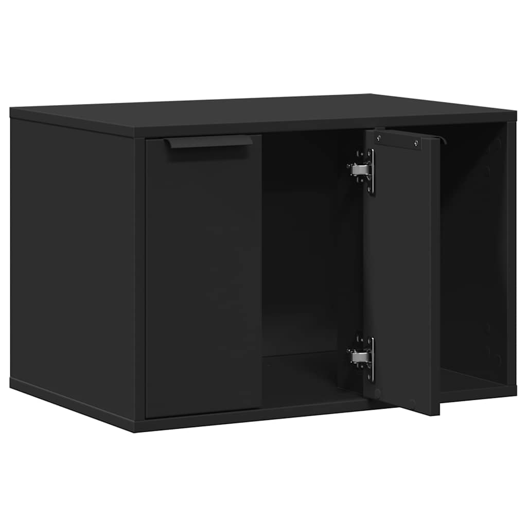 Cat Furniture Litter Box Enclosure Engineered Wood Oak Sonoma Oak Grey Sonoma 60
