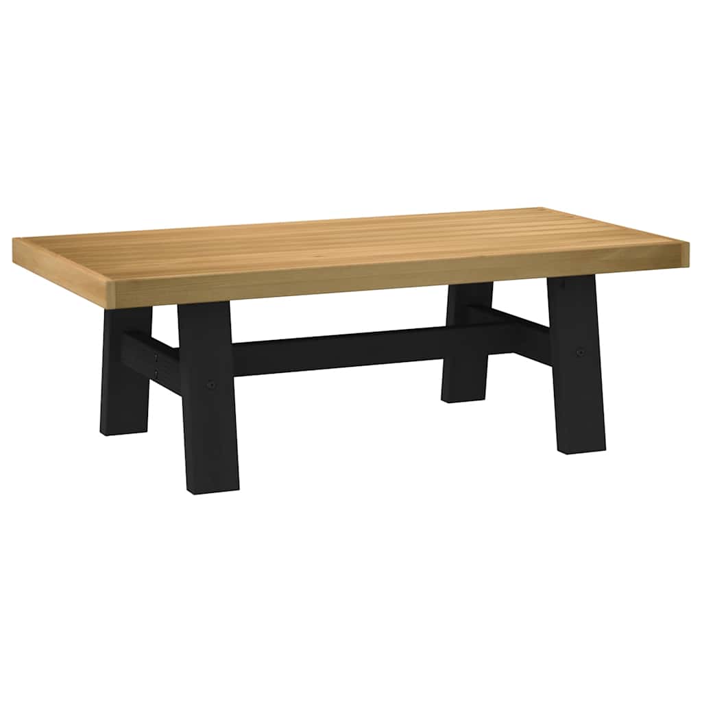 Coffee Table Noain X-Shaped Legs 120X60X40 Cm Solid Wood Pine