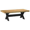 Coffee Table Noain X-Shaped Legs 120X60X40 Cm Solid Wood Pine