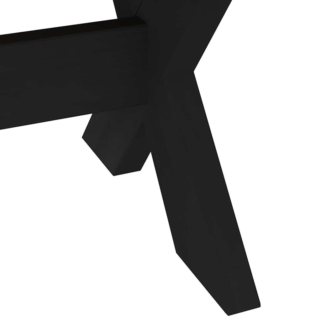Coffee Table Noain X-Shaped Legs 120X60X40 Cm Solid Wood Pine