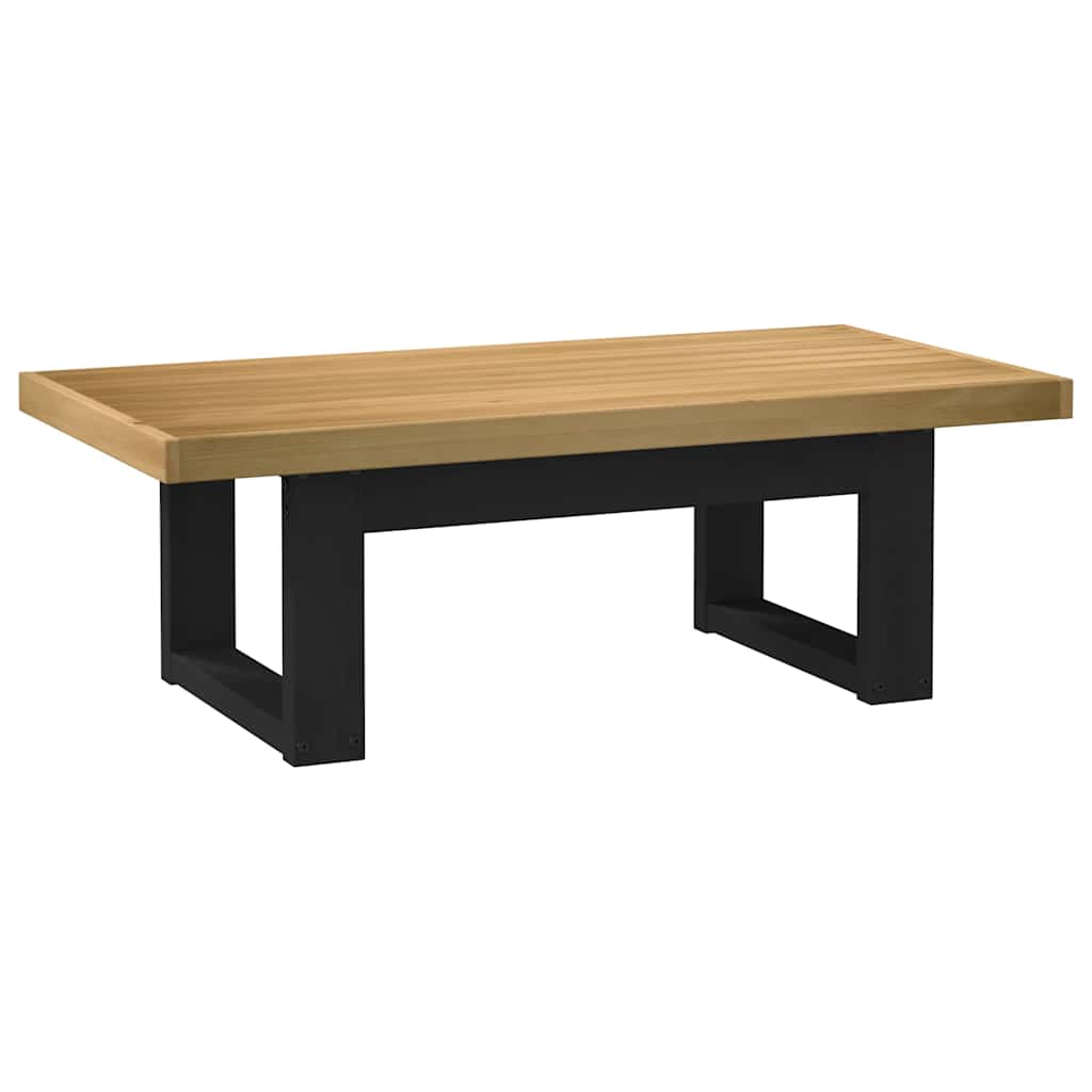 Coffee Table Noain X-Shaped Legs 120X60X40 Cm Solid Wood Pine