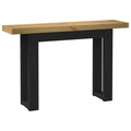 Console Table Noain X-Shaped Legs 120X30X75 Cm Solid Wood Pine