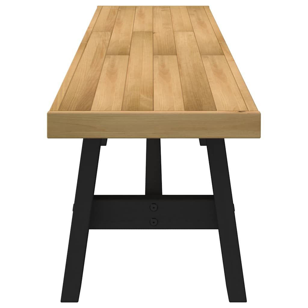Kitchen & Dining Benches Bench Noain A-Shaped Legs 180X40X45 Cm Solid Wood Pine