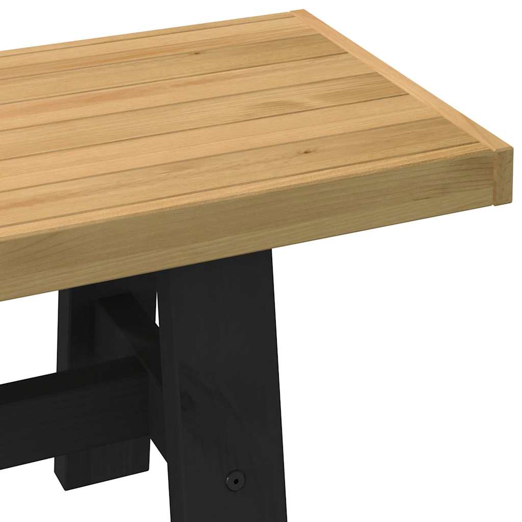 Kitchen & Dining Benches Bench Noain A-Shaped Legs 180X40X45 Cm Solid Wood Pine