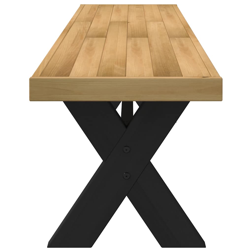 Kitchen & Dining Benches Bench Noain A-Shaped Legs 180X40X45 Cm Solid Wood Pine