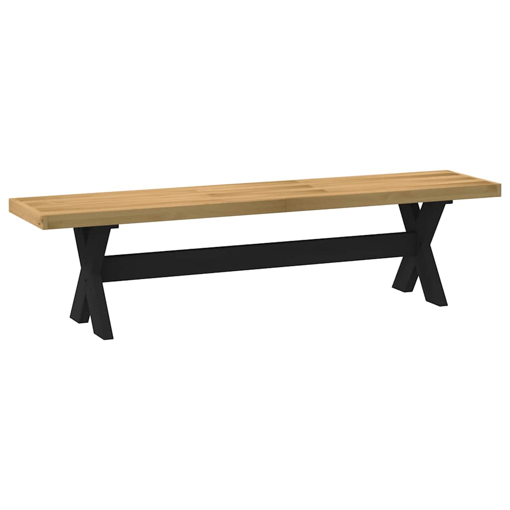 Kitchen & Dining Benches Bench Noain A-Shaped Legs 180X40X45 Cm Solid Wood Pine