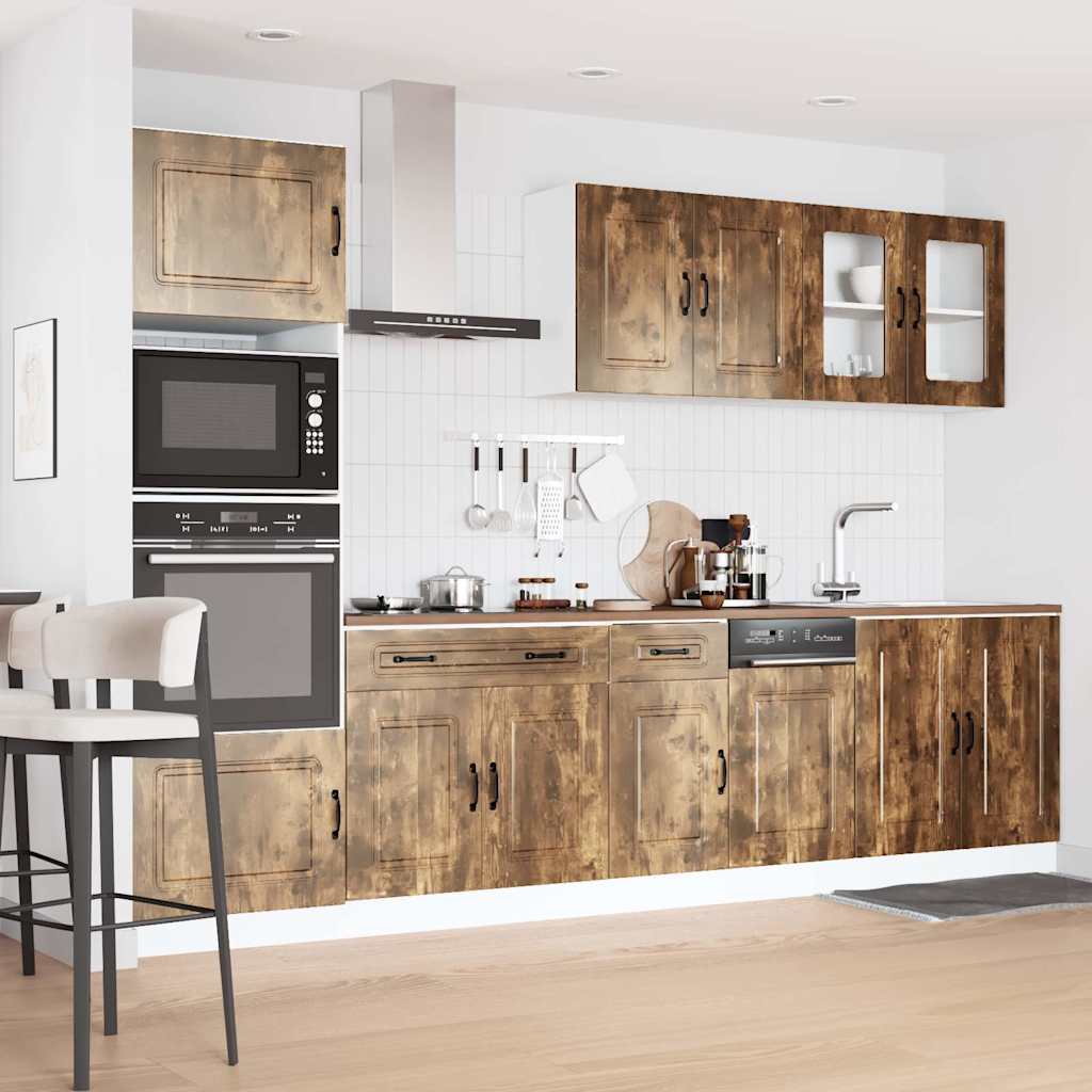 7 Piece Kitchen Cabinet Set Kalmar Engineered Wood