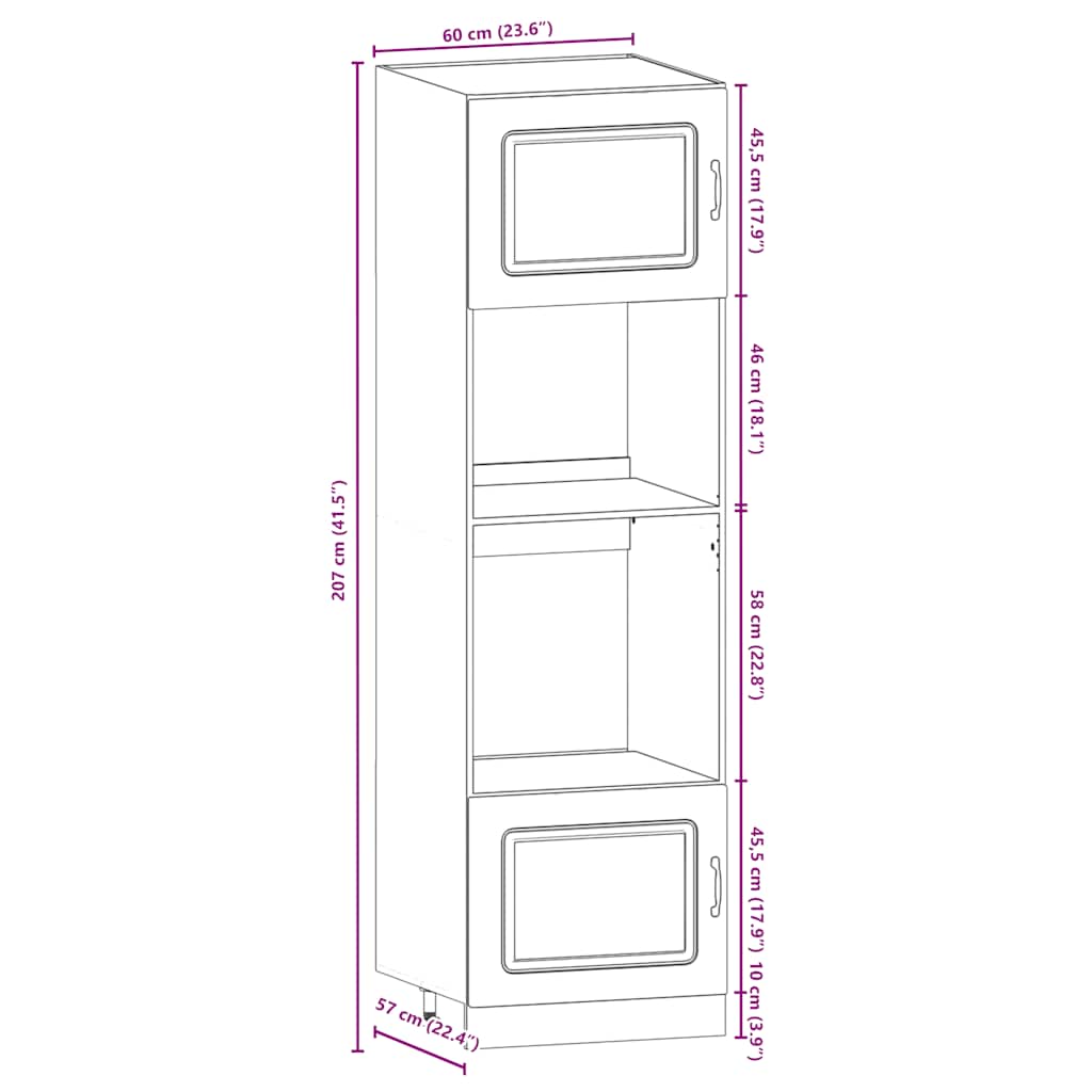 7 Piece Kitchen Cabinet Set Kalmar Engineered Wood