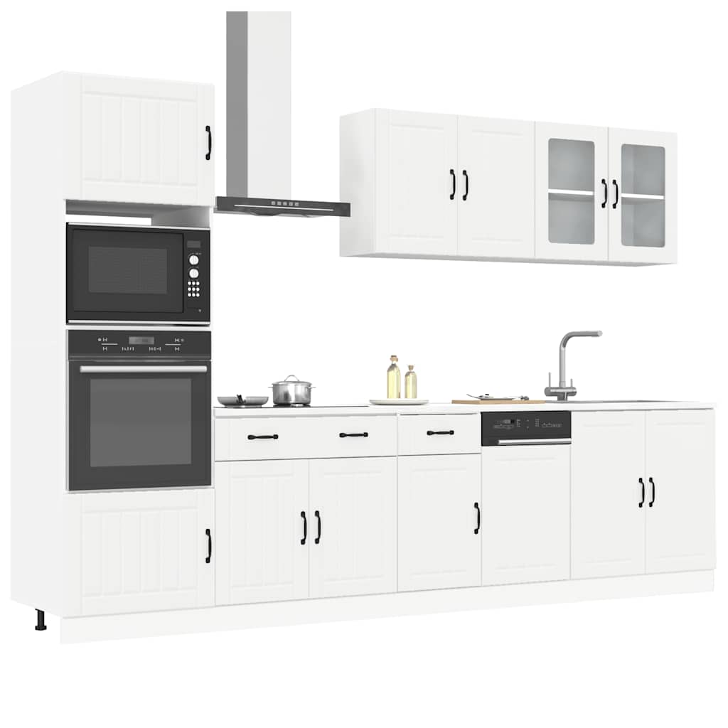 7 Piece Kitchen Cabinet Set Lucca Engineered Wood