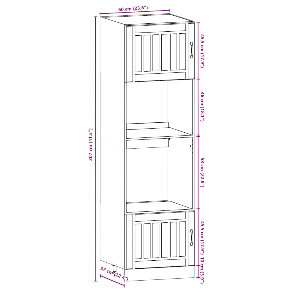 7 Piece Kitchen Cabinet Set Lucca Engineered Wood