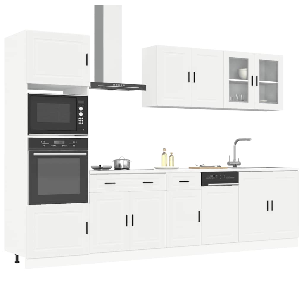 7 Piece Kitchen Cabinet Set Kalmar Engineered Wood
