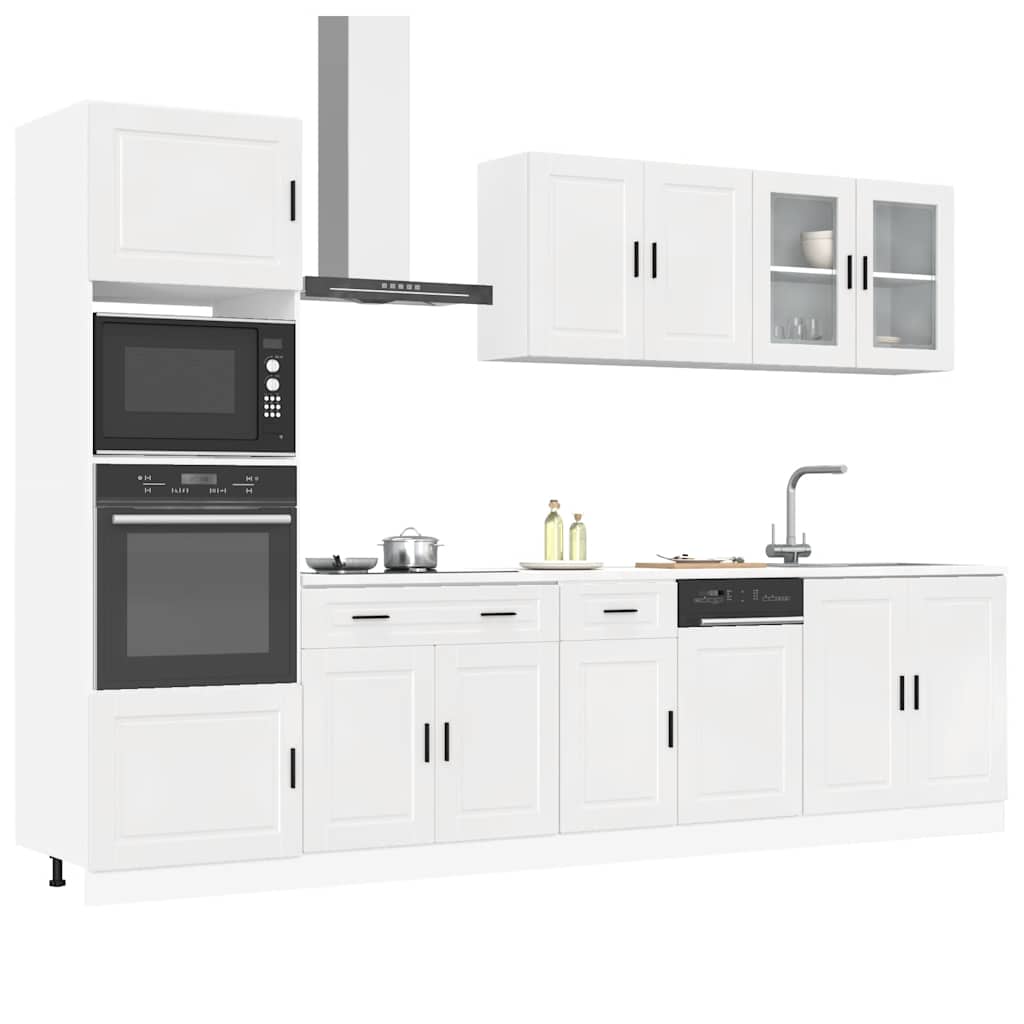 7 Piece Kitchen Cabinet Set Kalmar Engineered Wood