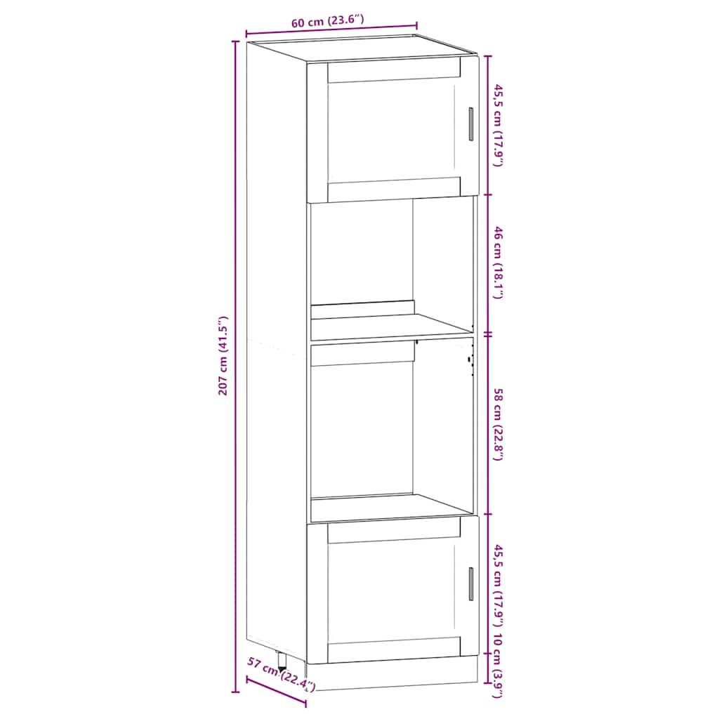 7 Piece Kitchen Cabinet Set Kalmar Engineered Wood