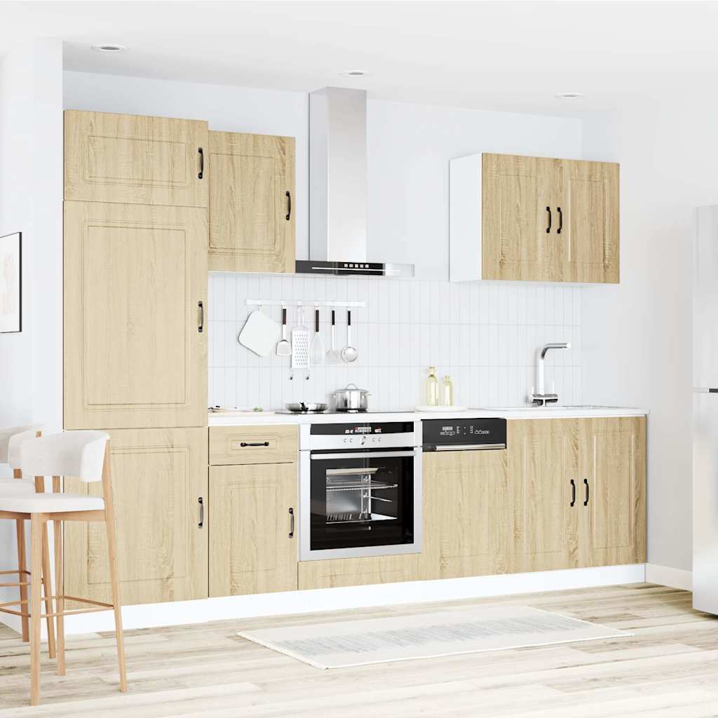 7 Piece Kitchen Cabinet Set Kalmar Engineered Wood