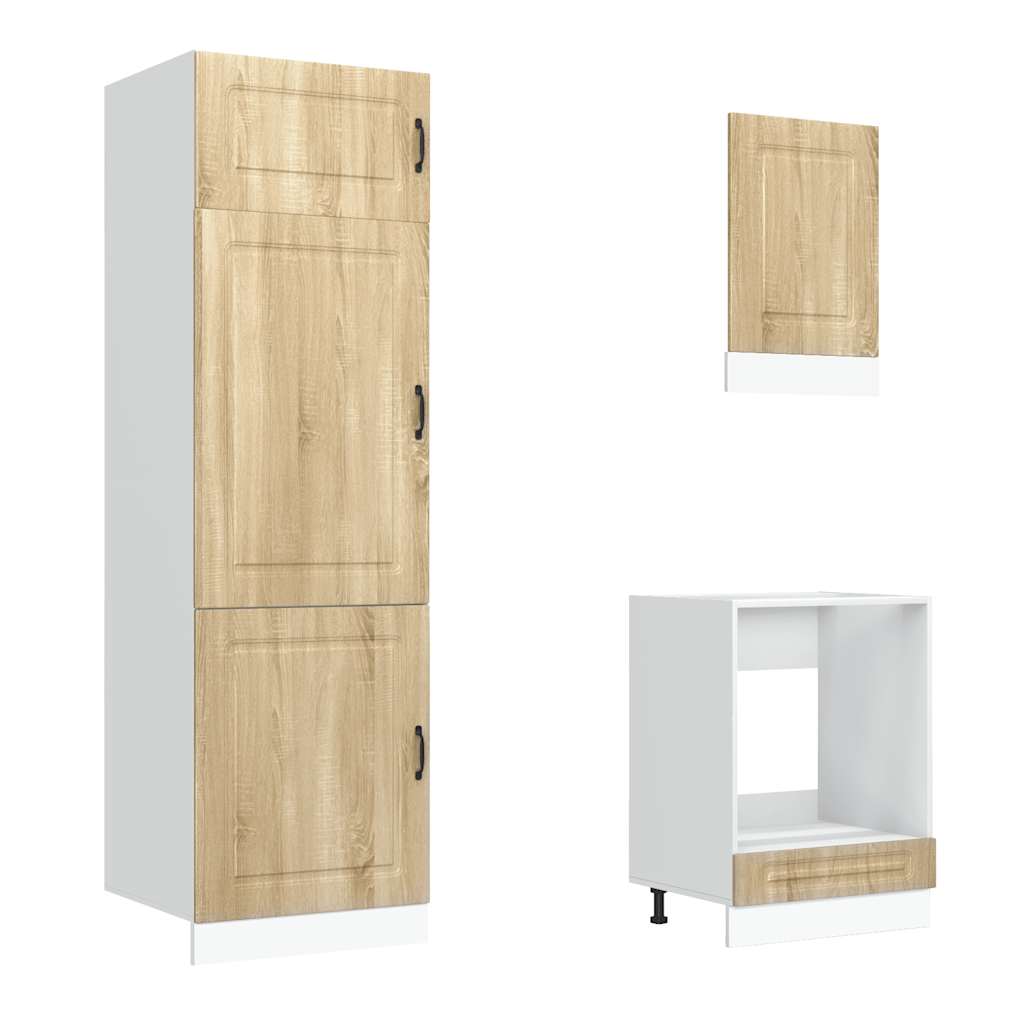 7 Piece Kitchen Cabinet Set Kalmar Engineered Wood