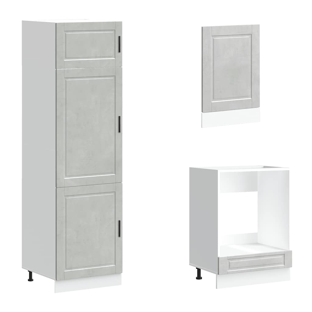 7 Piece Kitchen Cabinet Set Porto Engineered Wood