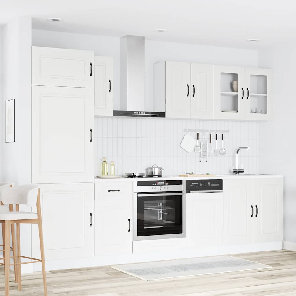 8 Piece Kitchen Cabinet Set Kalmar Engineered Wood