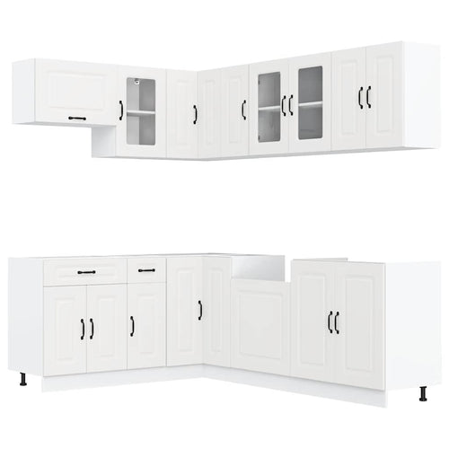 11 Piece Kitchen Cabinet Set Kalmar Engineered Wood