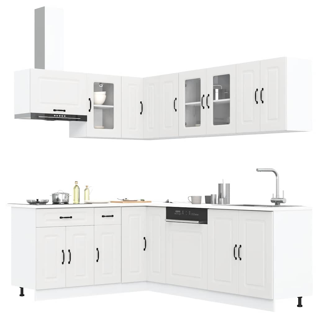 11 Piece Kitchen Cabinet Set Kalmar Engineered Wood