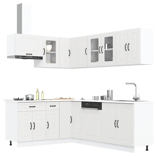 11 Piece Kitchen Cabinet Set Kalmar Engineered Wood